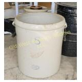8 Gallon Redwing Crock w/Handles