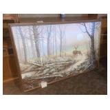 Large Deer Picture - 44" x 63"