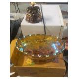 (2) Carnival Glass Pieces