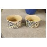 (2) Roseville Crock Dishes
