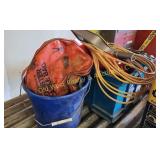 Bucket & Crate of Miscellaneous