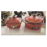 (2) Chicken Cookware