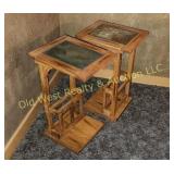 (3) End Tables - One Has Loose Bar