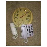 Phones & Thermometer