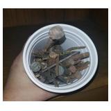 Cup of Square Head Nails