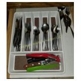 Tray of Silverware