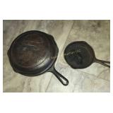 (2) Griswold Cast Iron Skillets