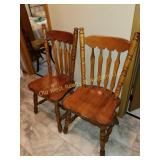 (2) Wood Chairs