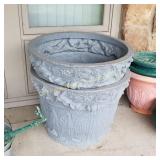 (2) Flower Pots