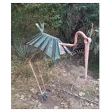 Metal Bird Yard Decor