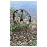 (11) Steel Wheels - Left of Tree