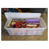 Tub of Wrapping Paper & Bows