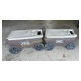 (2) Garden Carts