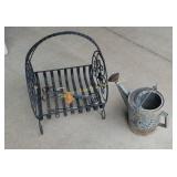 Log Holder & Sprinkler Can