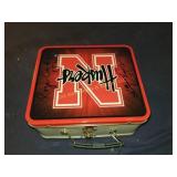 Husker Lunch Box & Autographs (BS)