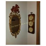 Cross, Barometer, Clock & Mirror (LR)