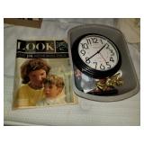 Clock, Thread & Tub of Miscellaneous (LR)