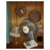 Fan, Lamp & Wall Hangings (B)