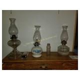 (3) Oil Lamps (LR)