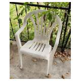 (3) Plastic Lawn Chairs (O)