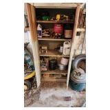 Metal Cabinet & Contents (G)