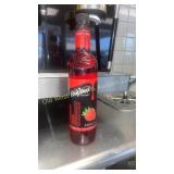 Bottle of Strawberry Syrup - New