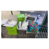 Assorted Straws & Containers