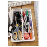 Tray of Office Items