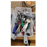 Tub of Utensils