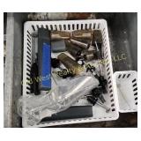 Tray w/Bottle Pourers & Covers