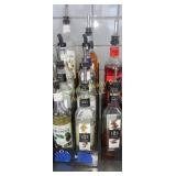 Assorted Bottles of Syrup & Rack- Opened (#7)