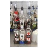Assorted Bottles of Syrup & Rack- Opened (#8)