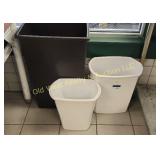 (3) Trashcans
