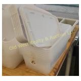 (7) Plastic Trays & Lids