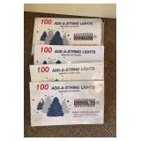 (4) Boxes of Christmas Lights - New (C)