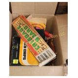 Box of Poker Chips, Cribbage & Games (LS)