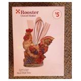 Rooster Utensil Holder - New in Box (C)