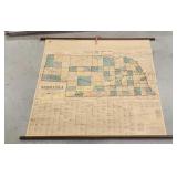 Antique Nebraska Map
