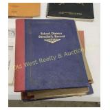 Stack of Frontier County School Dist Record Books