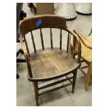 Antique Wood Chair (#6)
