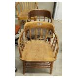 (2) Antique Wood Chairs