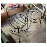 (2) Plant Stands (G)