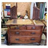 Antique Dresser w/Mirror (G)