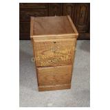 Wood File Cabinet (B)