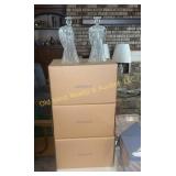 (3) Sets Glowing Angel Candle Holders