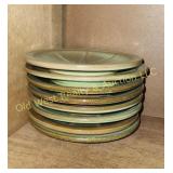 (8) Frankoma Saucers (DR)