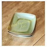 (3) Frankoma Square Serving Bowls