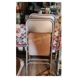 (3) Samsonite Folding Chairs (DR)