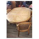 Table w/4 Roller Chairs & Leaf