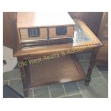 End Table & VCR Tape Case (E)